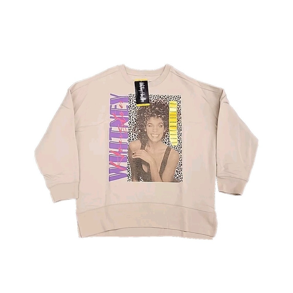 Licensed‎ Ladies Crewneck Sweatshirt Whitney Houston Large